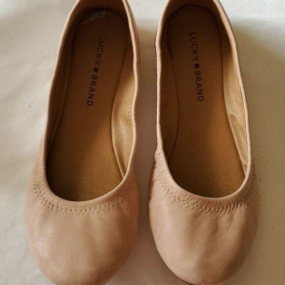 LUCKY BRAND BALLET flats size 8M - Picture 1 of 8